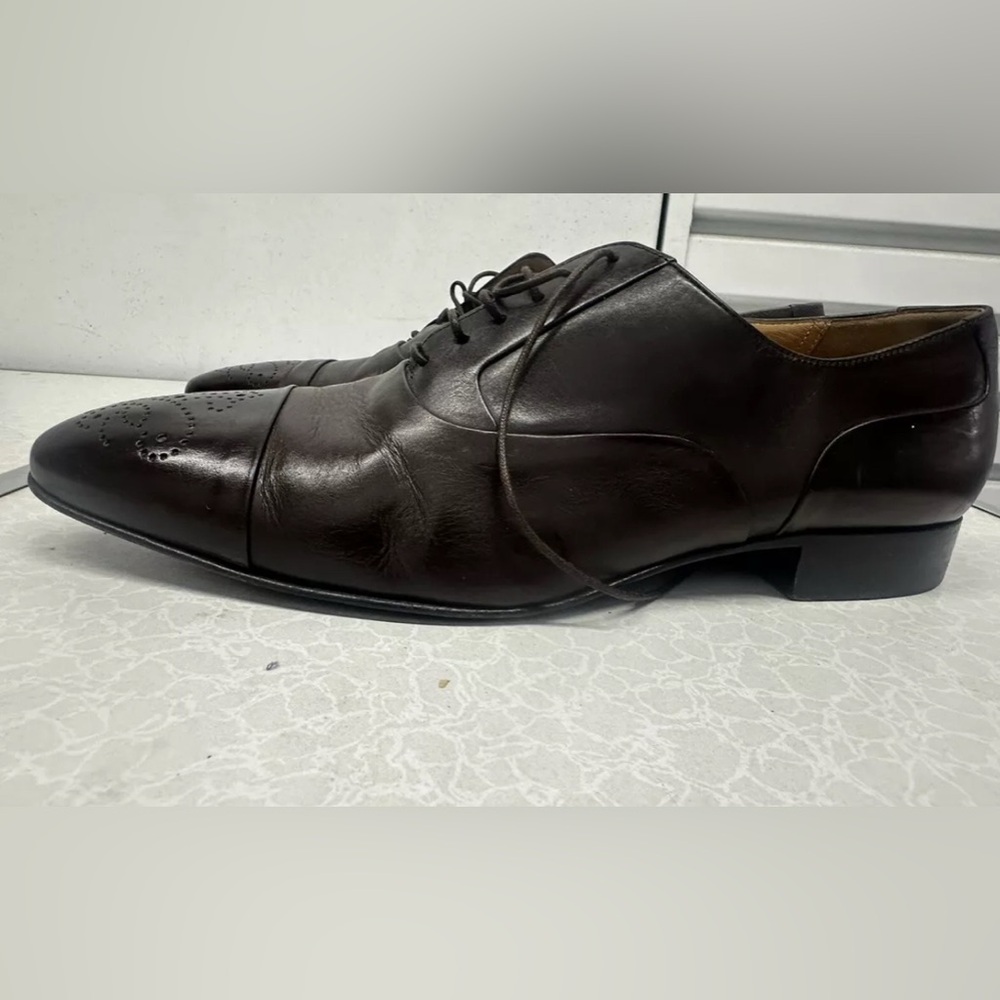 Bally Brown Leather Shoes Size 10D